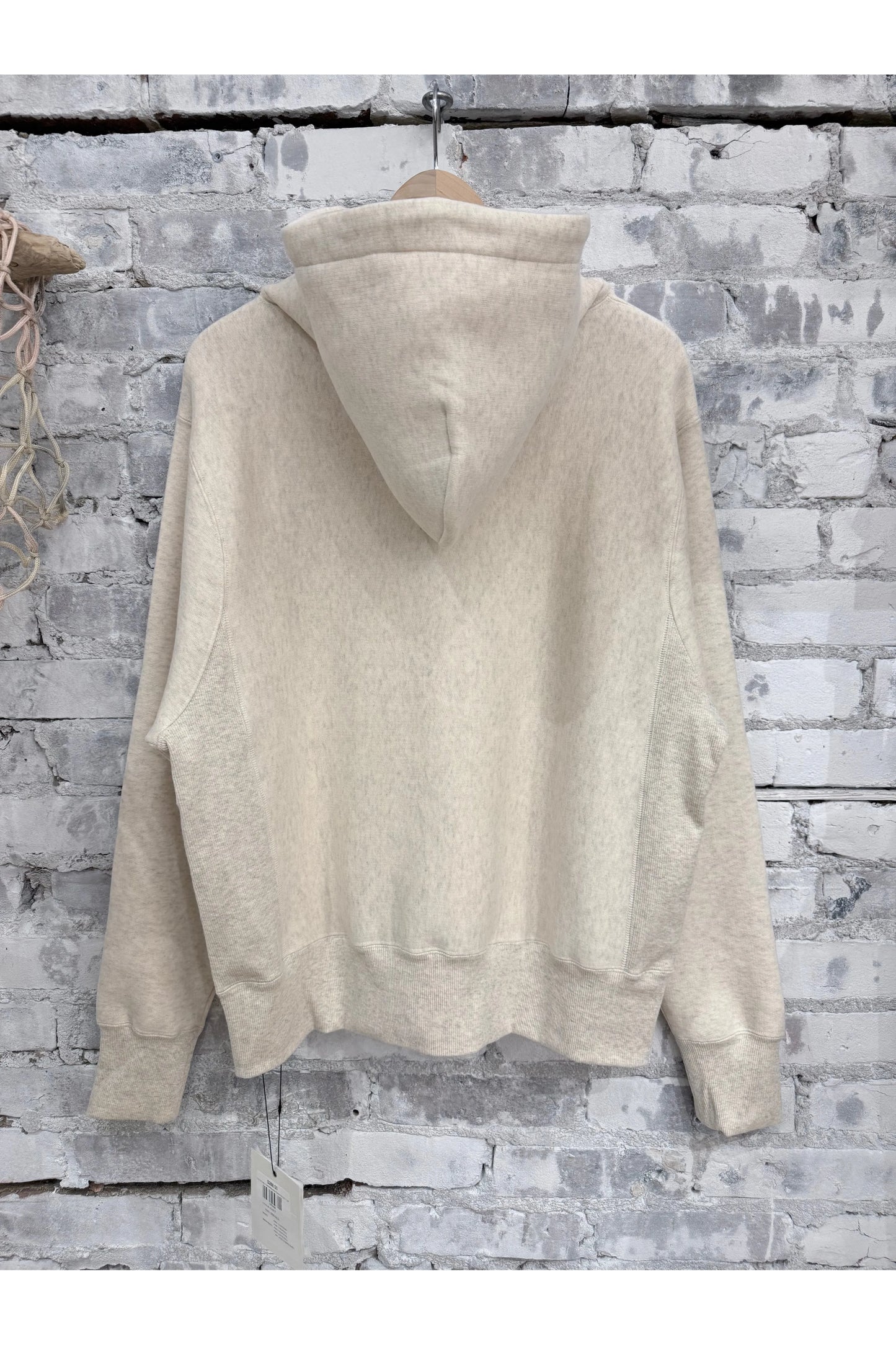 L/S Cotton Tencel Brushed Fleece Hoodie - Oat - DUNE + SALT