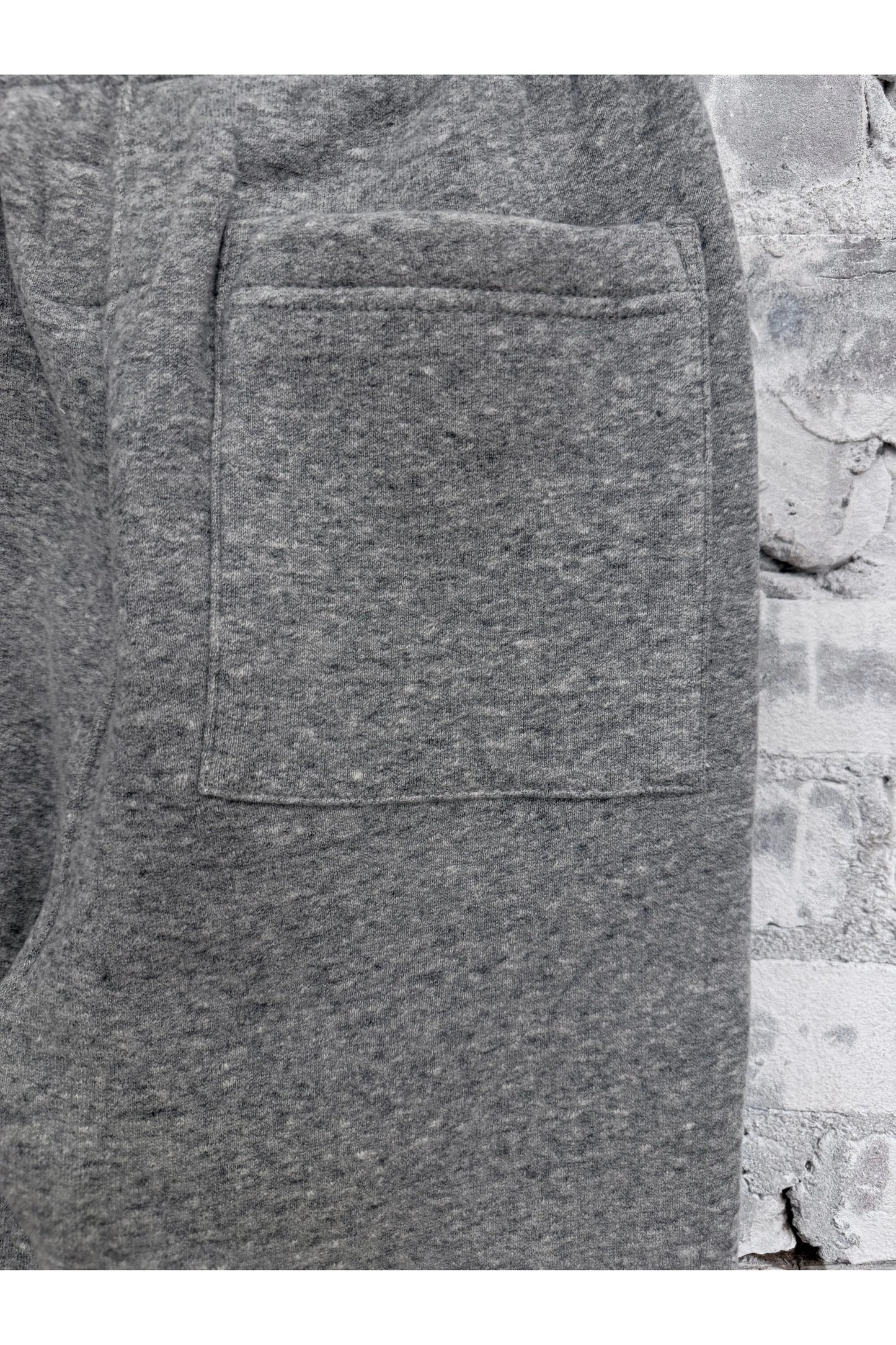 L/S Cotton Tencel Brushed Fleece SweatPant - Heather Charcoal - DUNE + SALT