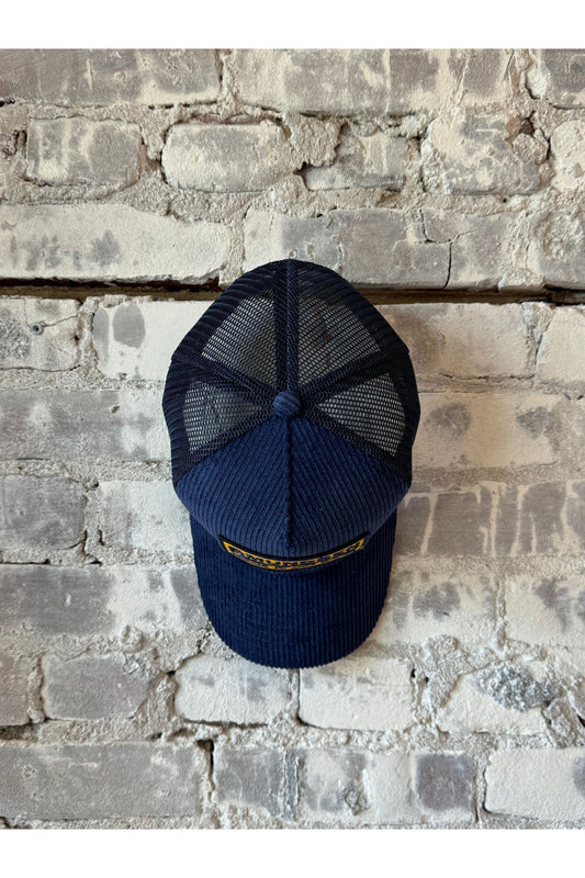 Boulder Trucker Hat - Navy - DUNE + SALT