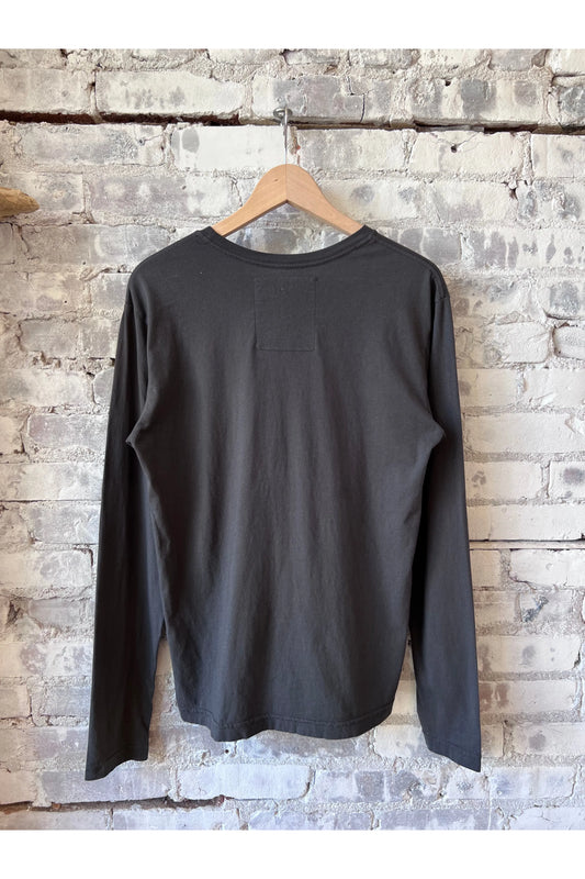 "Bruce Paramount" LS Tee - Faded Black - DUNE + SALT
