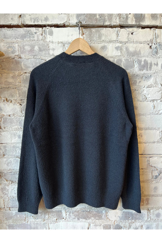 Wool Raglan Jumper - Dark Night - DUNE + SALT
