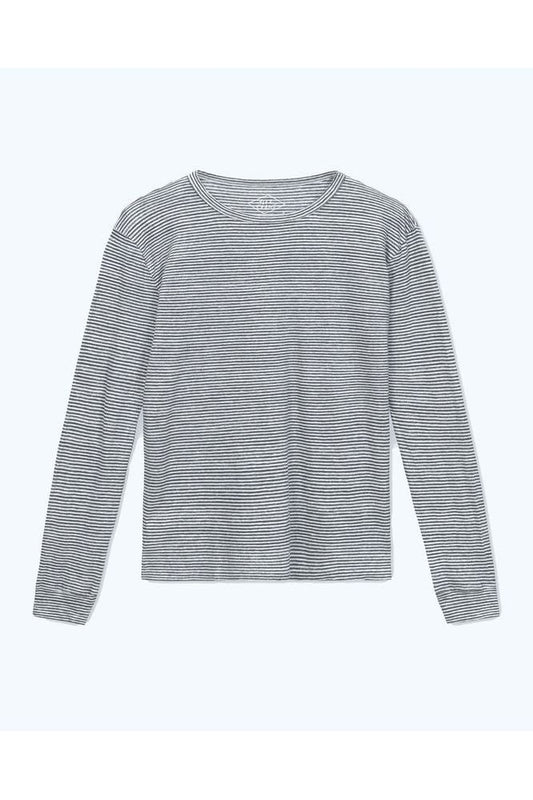 Long Sleeve Sun Tee - Lines - DUNE + SALT