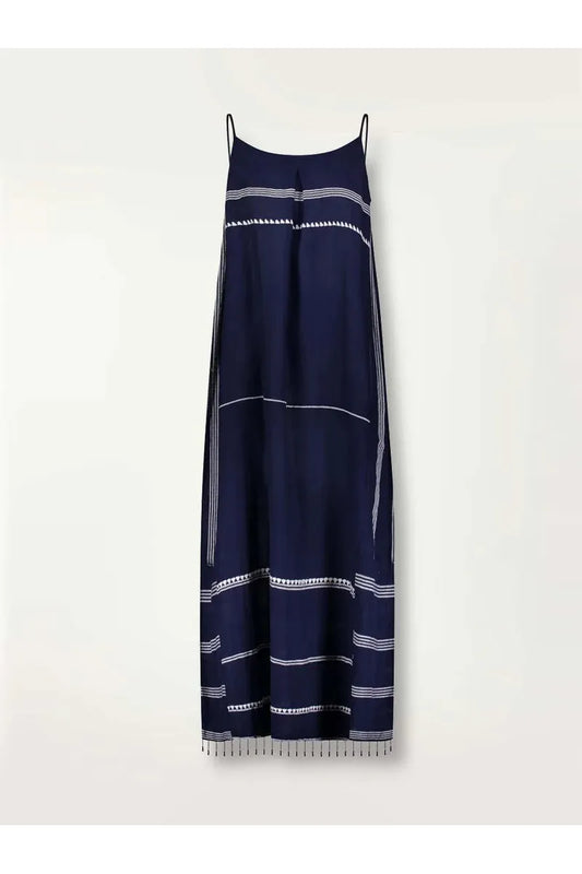 Nia Slip Dress - Nunu Navy - DUNE + SALT