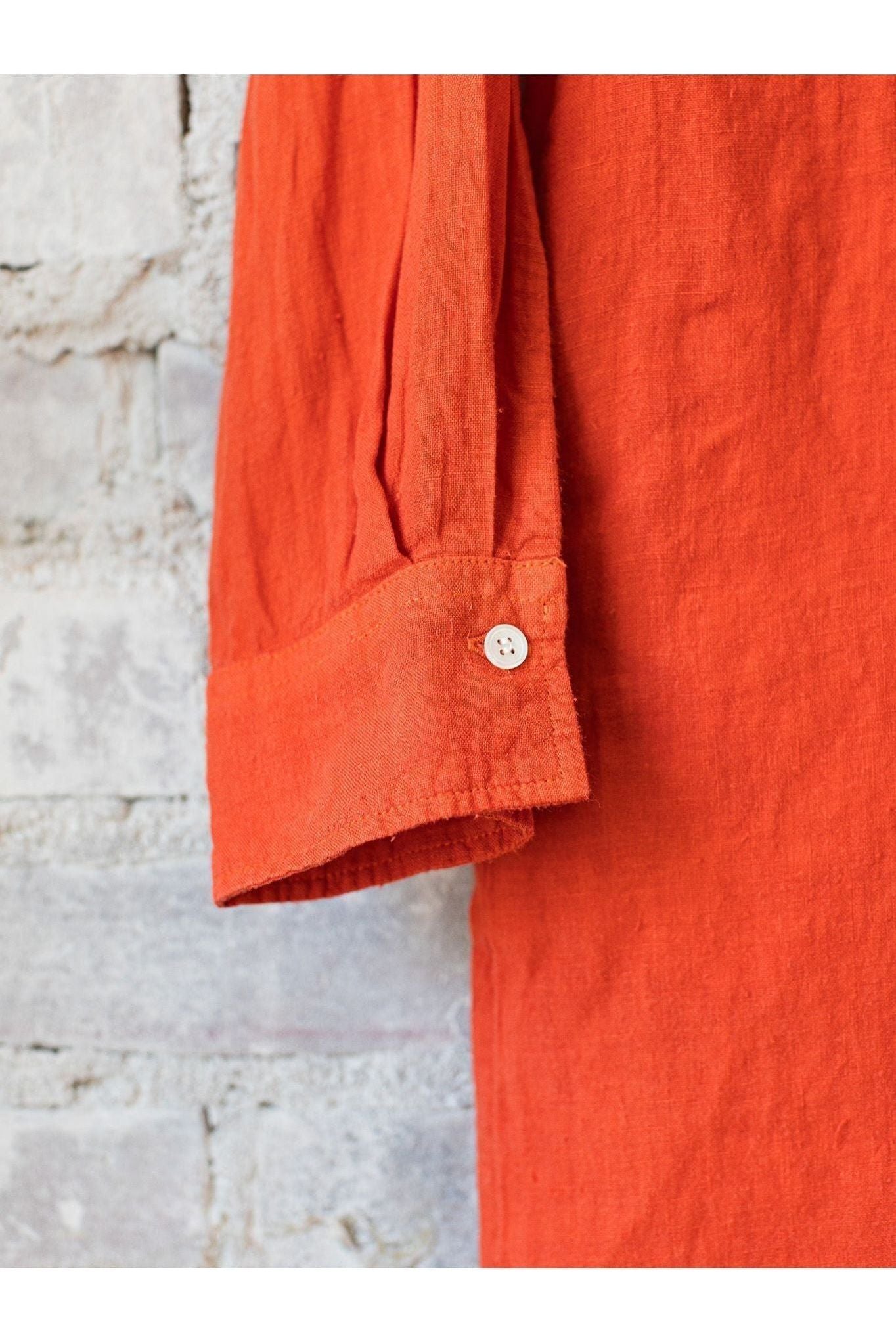Rea Linen Dress - Poppy - DUNE + SALT