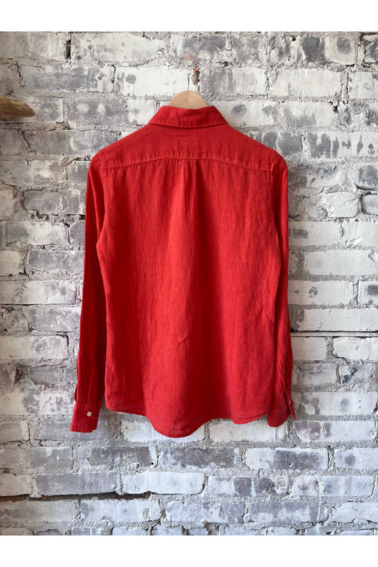 Coraz Linen Shirt - Poppy - DUNE + SALT