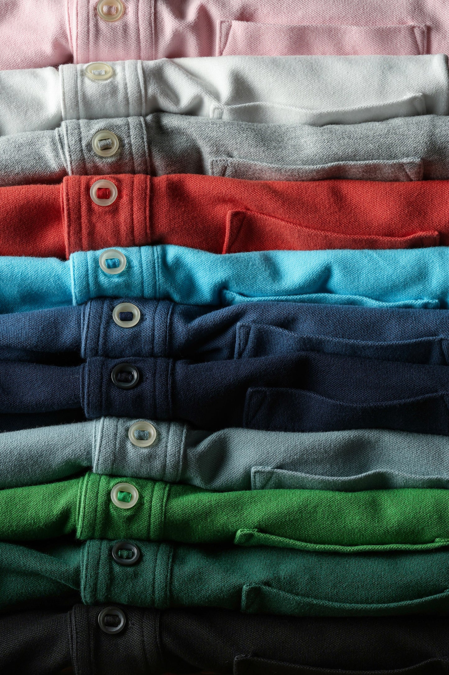 Pique Slot Polo - Black - DUNE + SALT