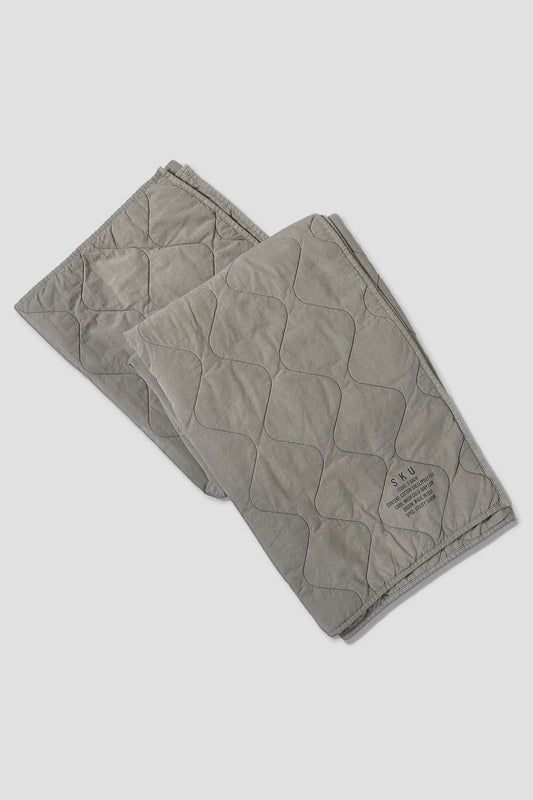 Quilted Utility Throw - Khaki - DUNE + SALT