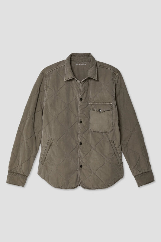 Flight Quilted Shirt Jacket - Mocha - DUNE + SALT