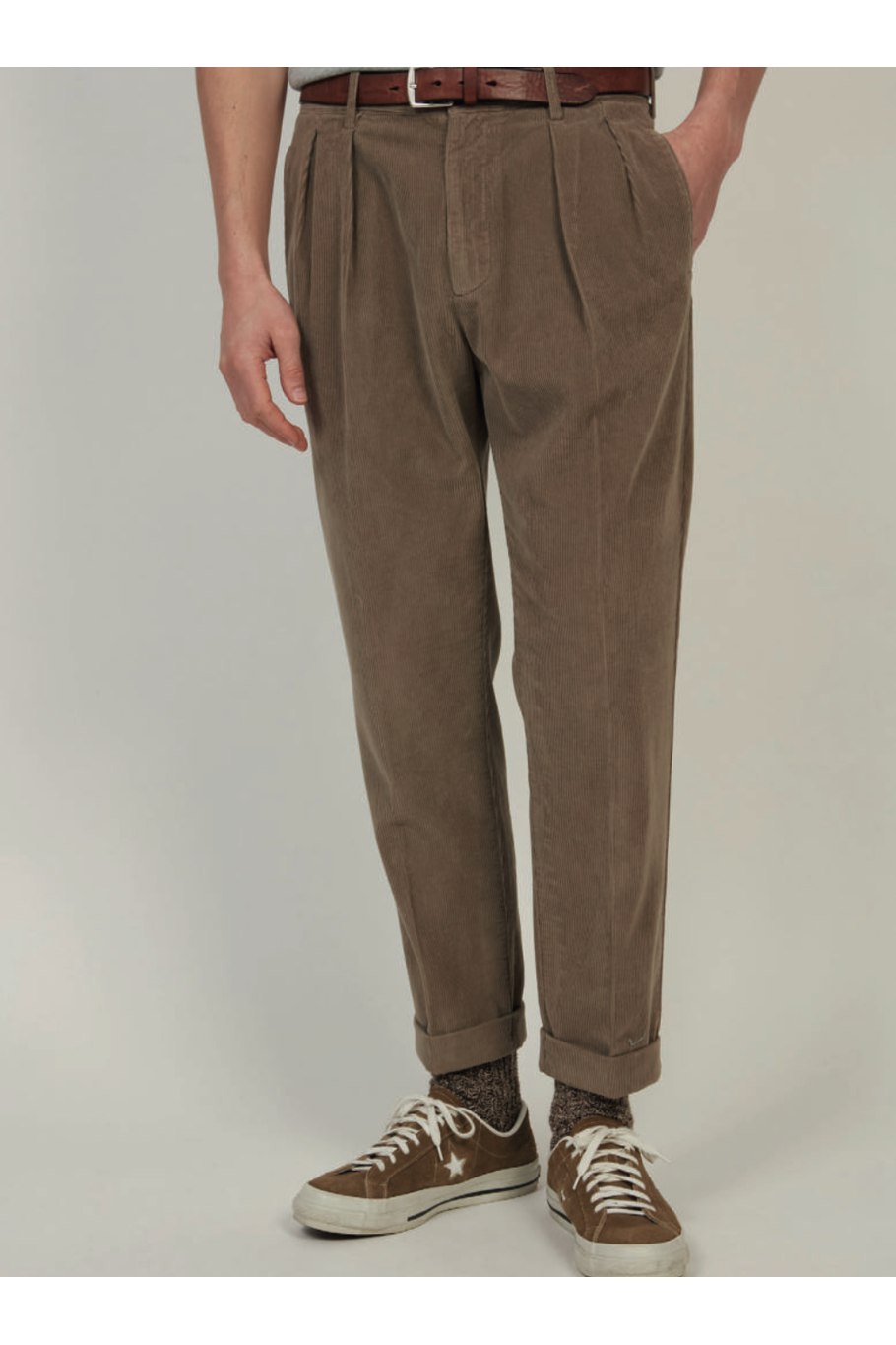 Tom Corduroy Trouser - Taupe - DUNE + SALT