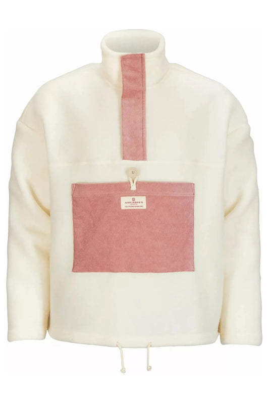 Vagabond Cord Fleece - Natural/Peony Pink - DUNE + SALT