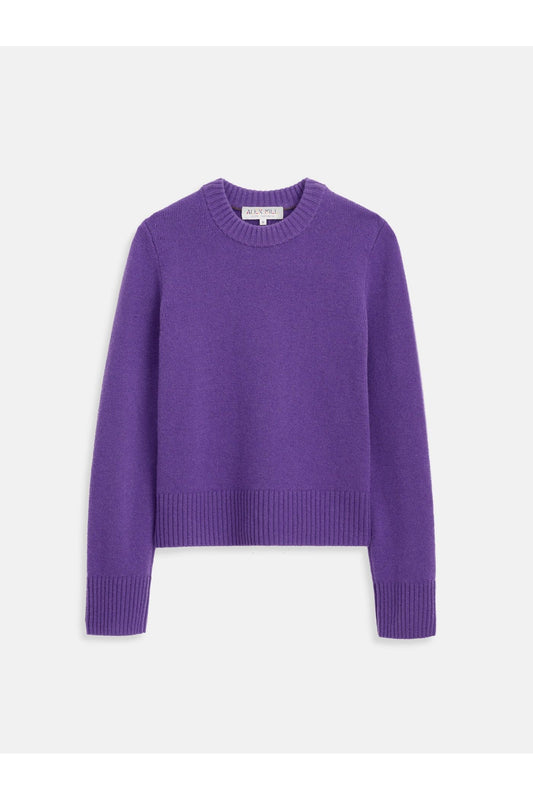 Marais Cashmere Crewneck Sweater - Periwinkle - DUNE + SALT