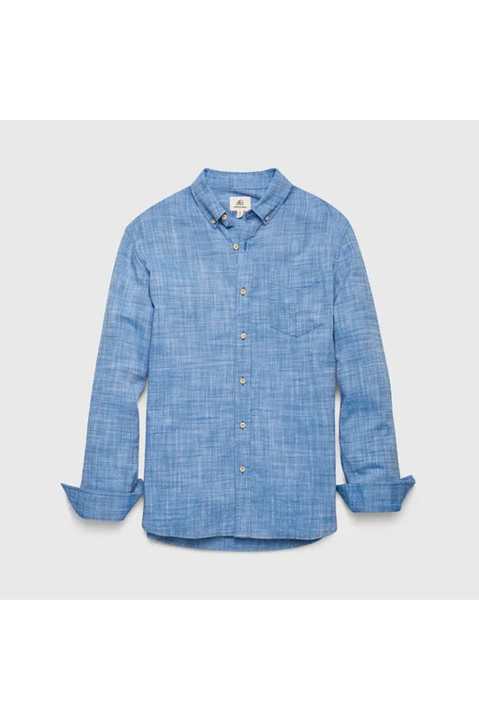 Brian Slub Shirt - Strong Blue - DUNE + SALT