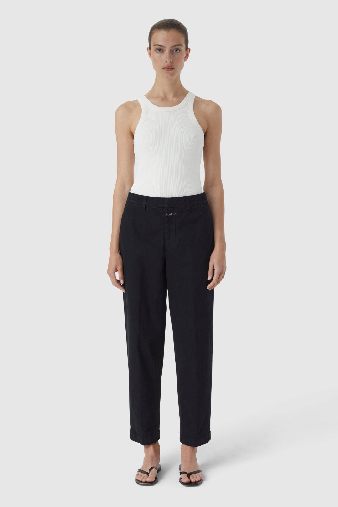 Auckley Organic Cotton Pant - Black - DUNE + SALT