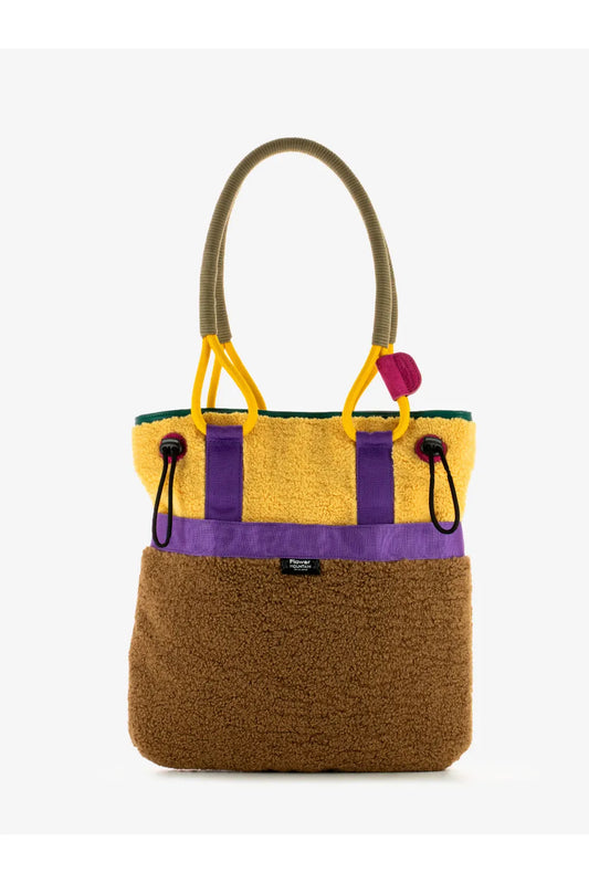 Teddy/Barry Tote Bag - Tan/Brown - DUNE + SALT