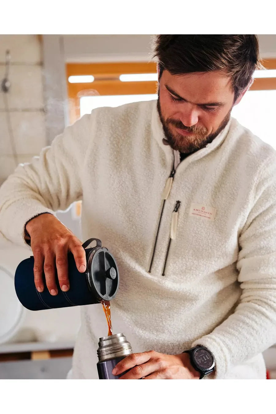 Hut Half Zip - Oatmeal - DUNE + SALT