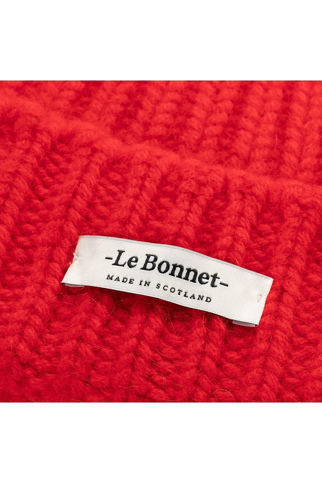Le Bonnet Logo Beanie - Crimson - DUNE + SALT