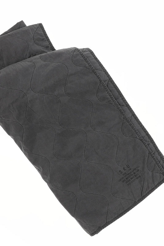 Quilted Utility Throw - Black - DUNE + SALT