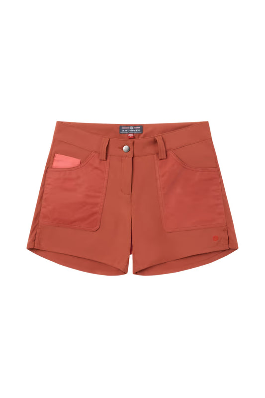 Women's 5incher Field Shorts - Terra Red/Red - DUNE + SALT