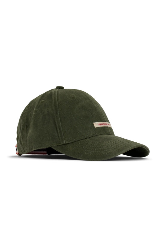 Waxed Cotton Cap - Olive - DUNE + SALT