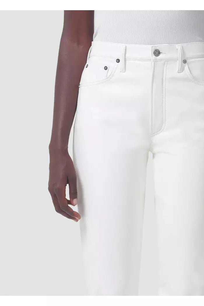 Recycled Leather Riley Long High Rise Straight - Lace - DUNE + SALT