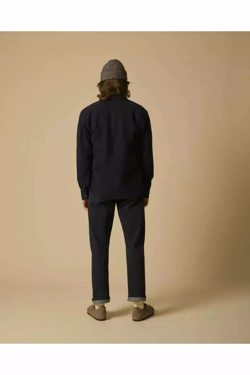 LS Recycled Flannel - Navy - DUNE + SALT