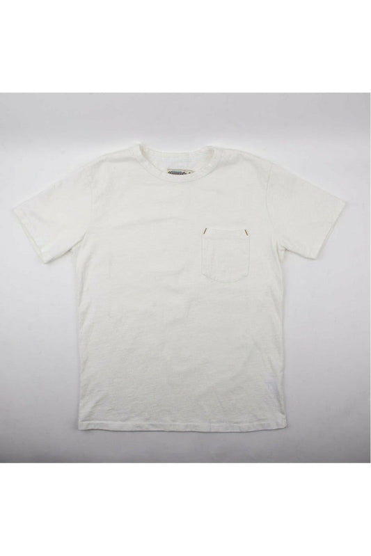13 Ounce Pocket T-Shirt - White - DUNE + SALT
