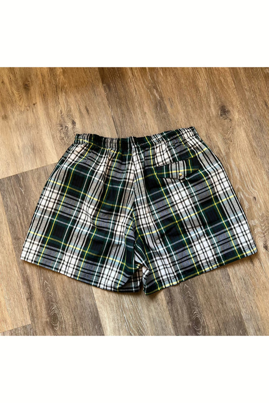 Jeffery Hybrid Trunk - Green/Blue Plaid - DUNE + SALT