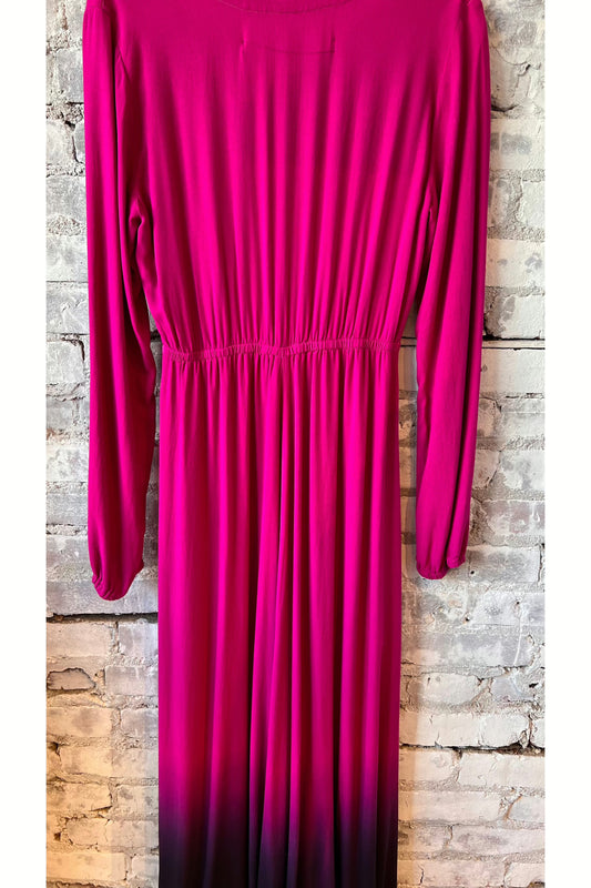 Hand Painted Tie Dye Natalie Dress - Dahlia - DUNE + SALT