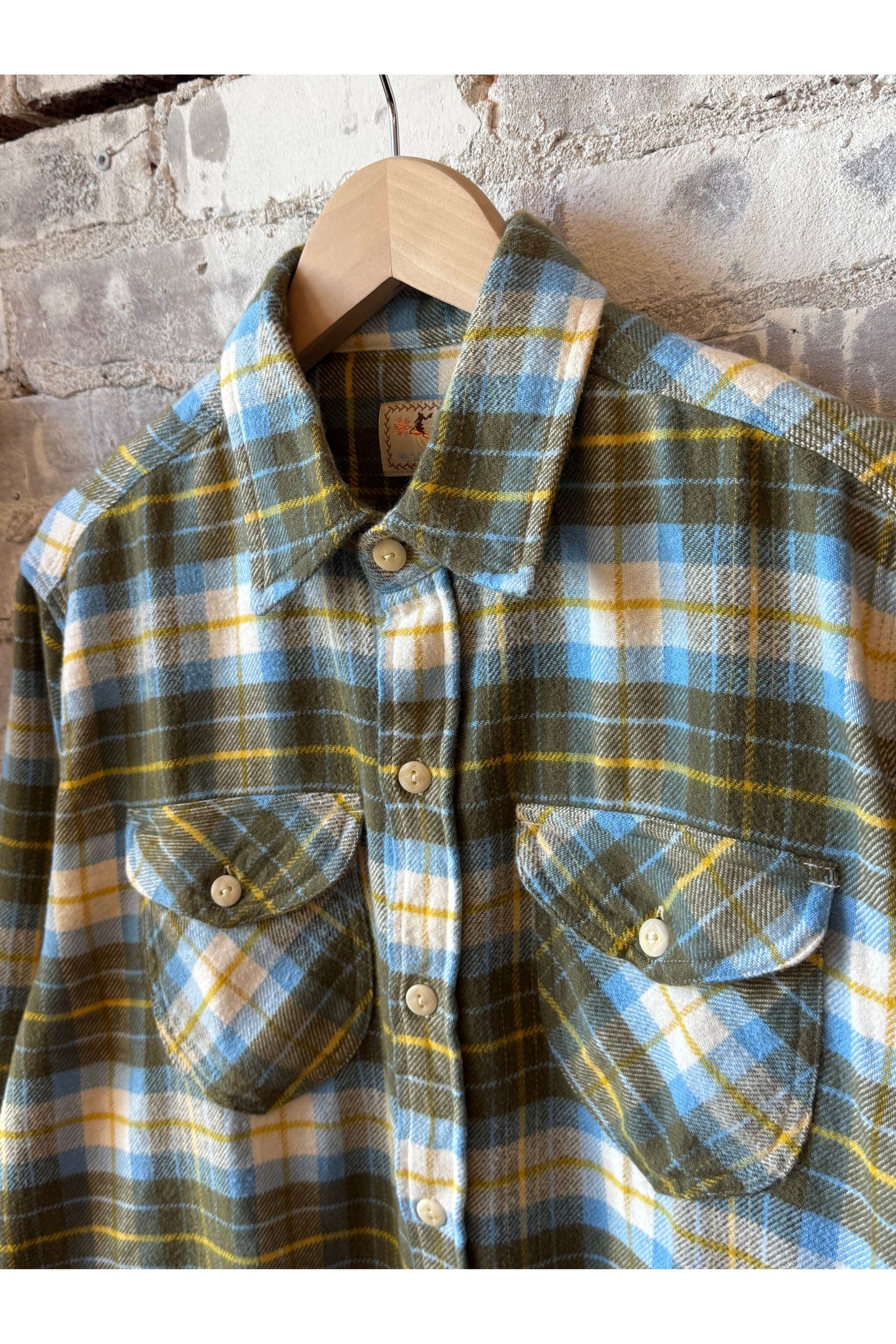 Washed Flannel Workshirt - Gold Ravine - DUNE + SALT