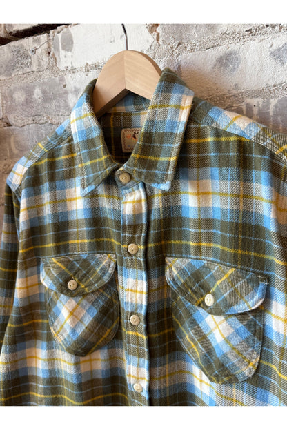 Washed Flannel Workshirt - Gold Ravine - DUNE + SALT