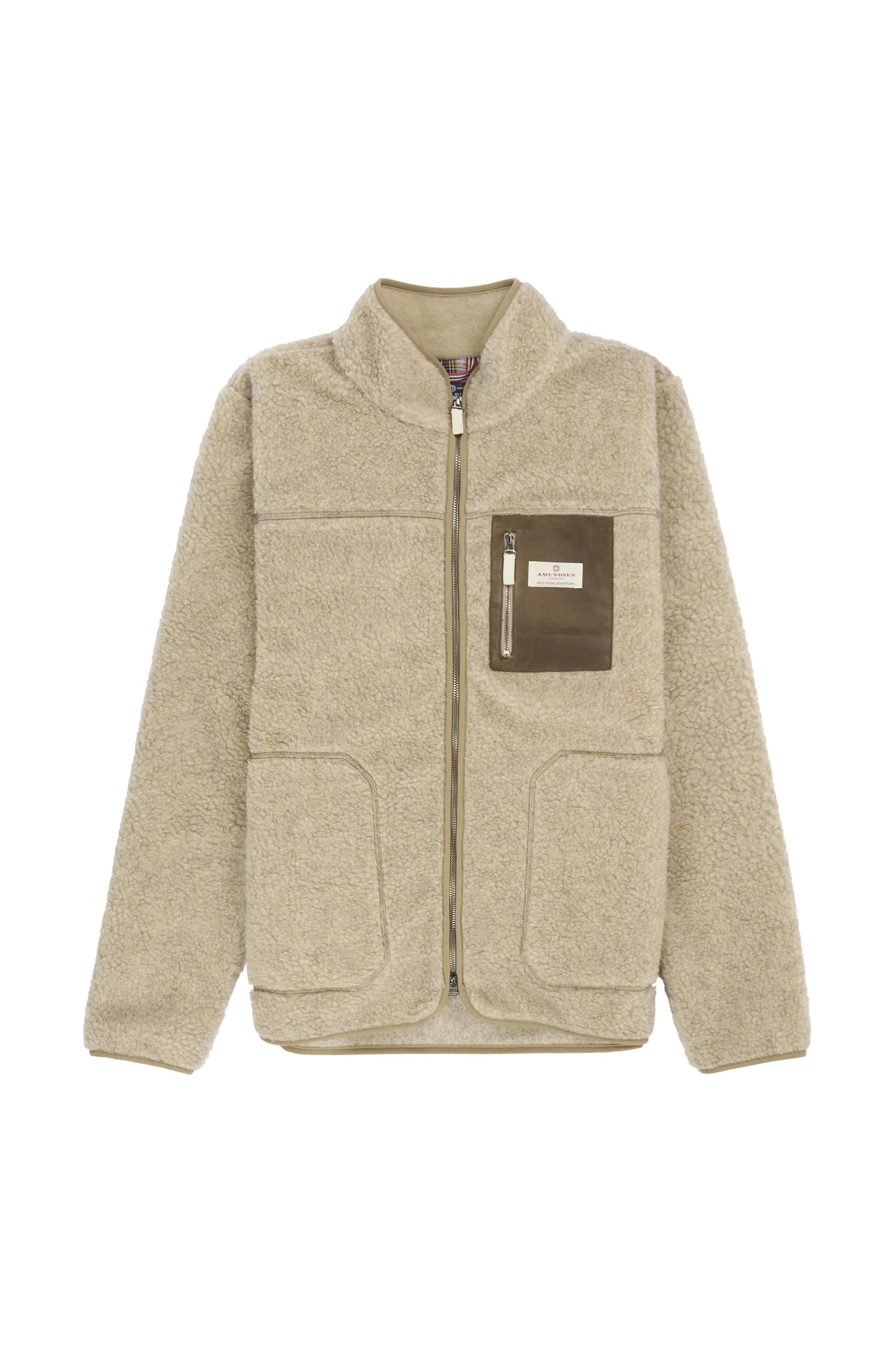 Men's Heroes Wool Fleece Jacket - Natural