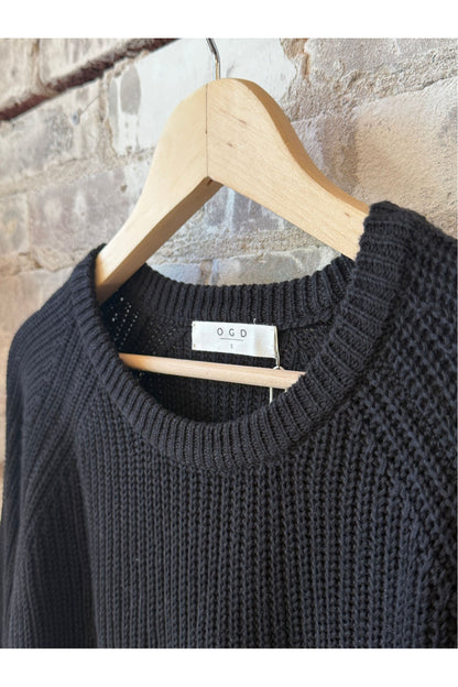 Raleigh Pullover - Black - DUNE + SALT