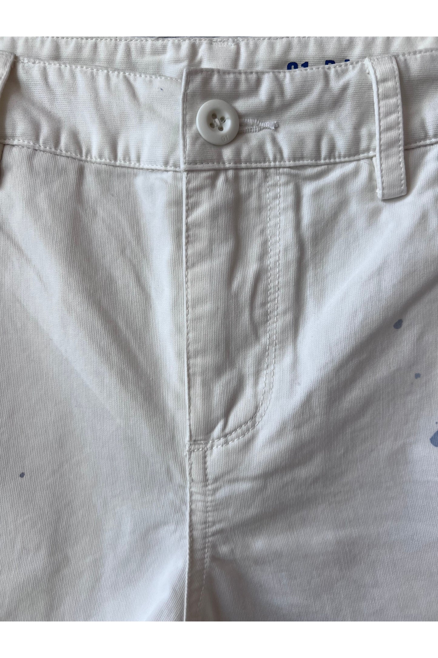 Paint Splatter Painter Short - White - DUNE + SALT