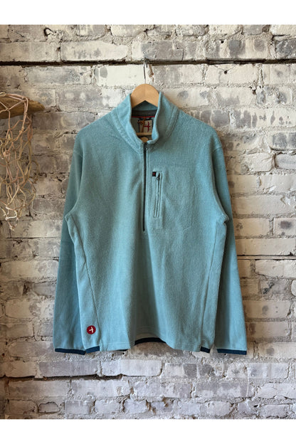 Sheared Fleece Half-Zip - Blue Haze - DUNE + SALT