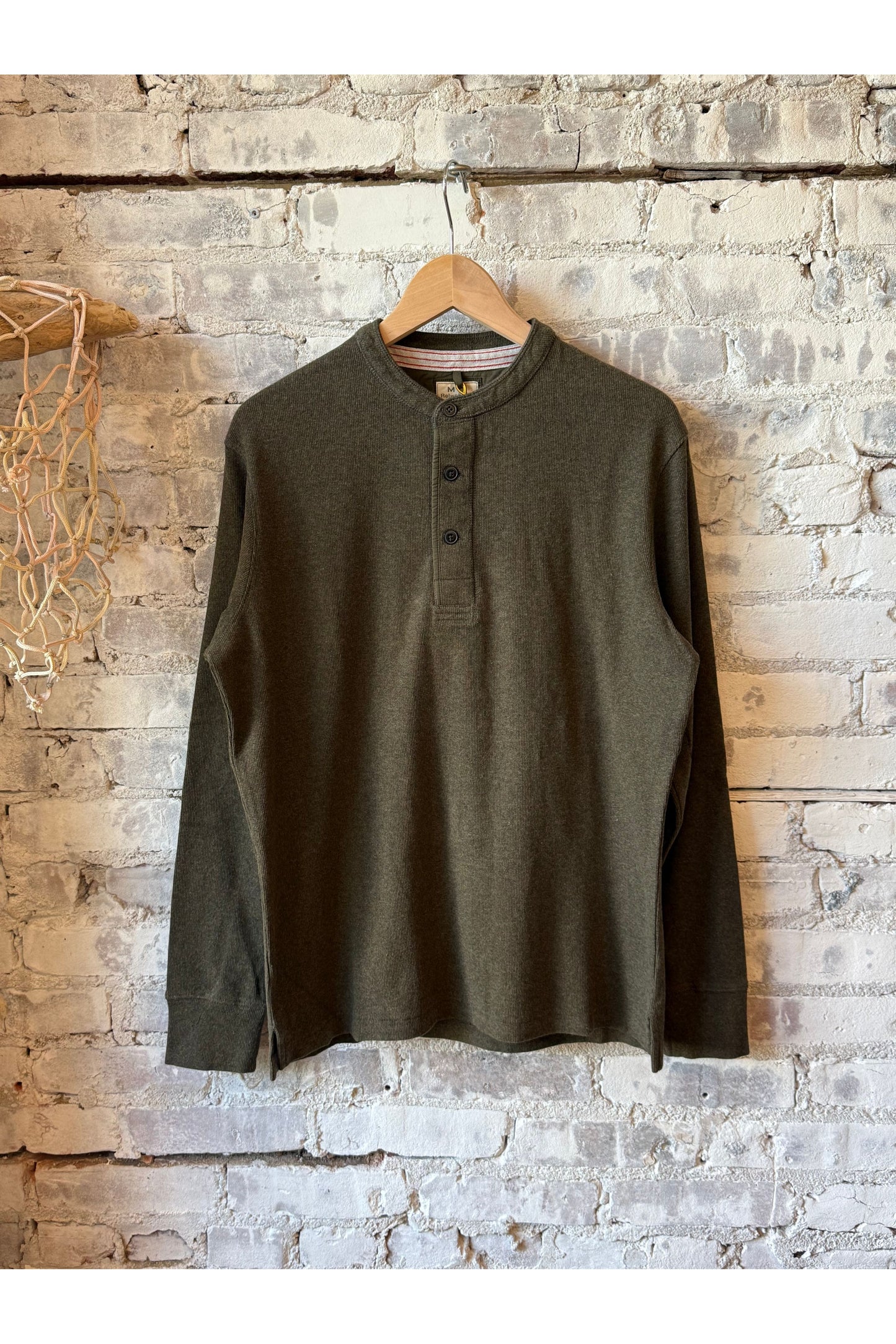 French Rib Henley - Loden Heather - DUNE + SALT