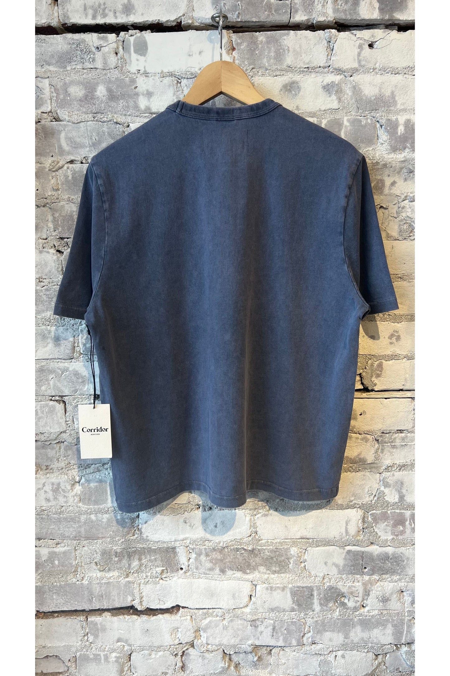 Garment Dyed Tee - Washed Navy - DUNE + SALT