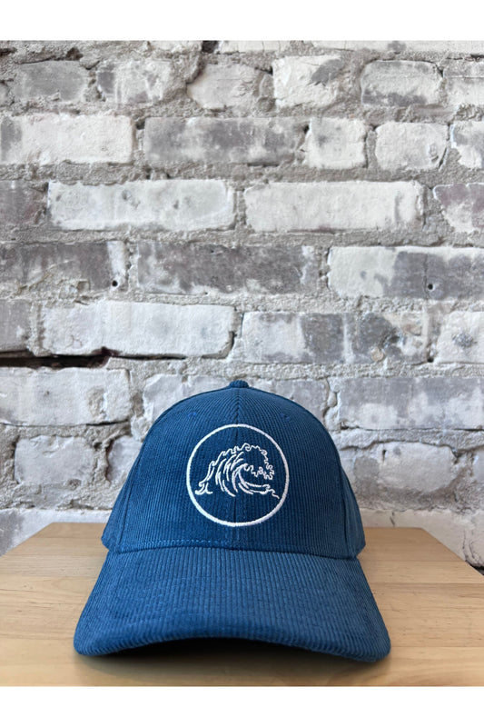 Surfside Corduroy Hat - Blue Combo - DUNE + SALT