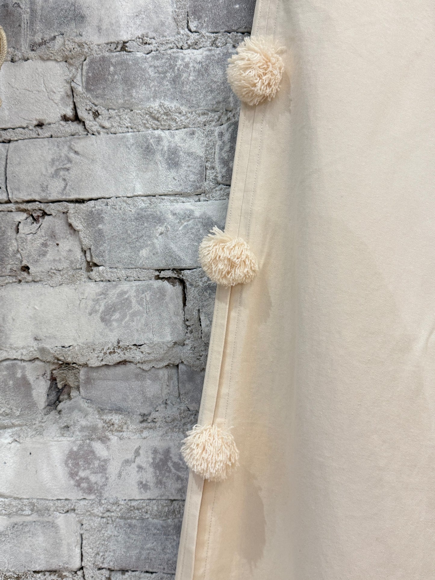 Pom Pom Trouser - Custard