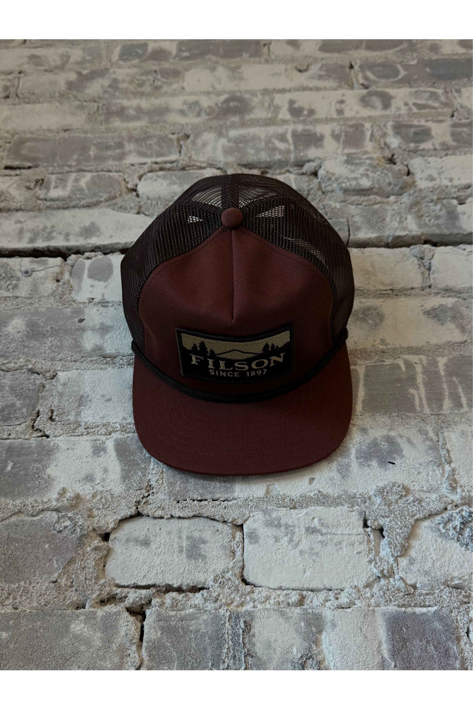 Filson Trucker Mesh Cap - Redwood/Scenic - DUNE + SALT