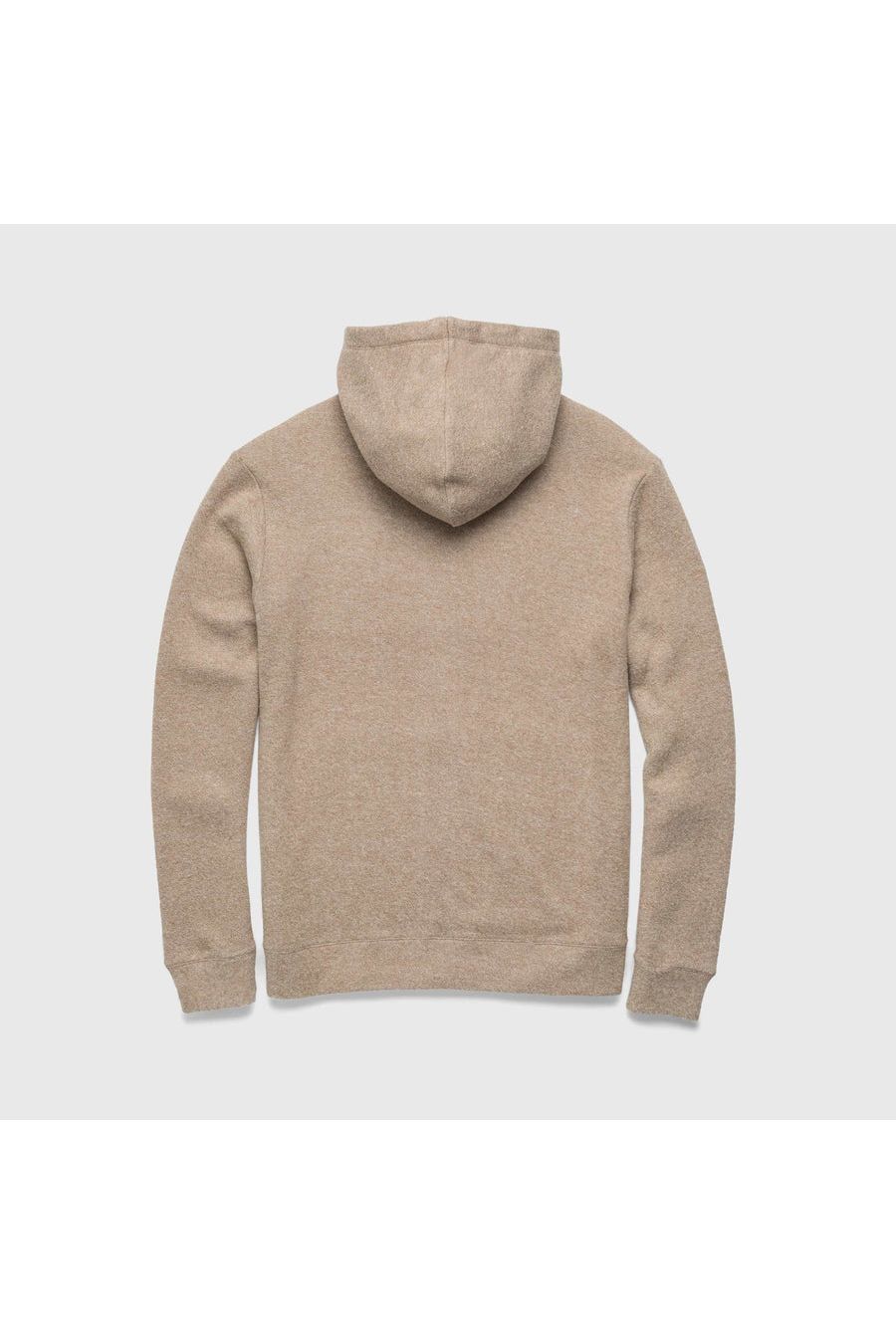 Justin Sweater Fleece Hoodie - Camel Heather - DUNE + SALT