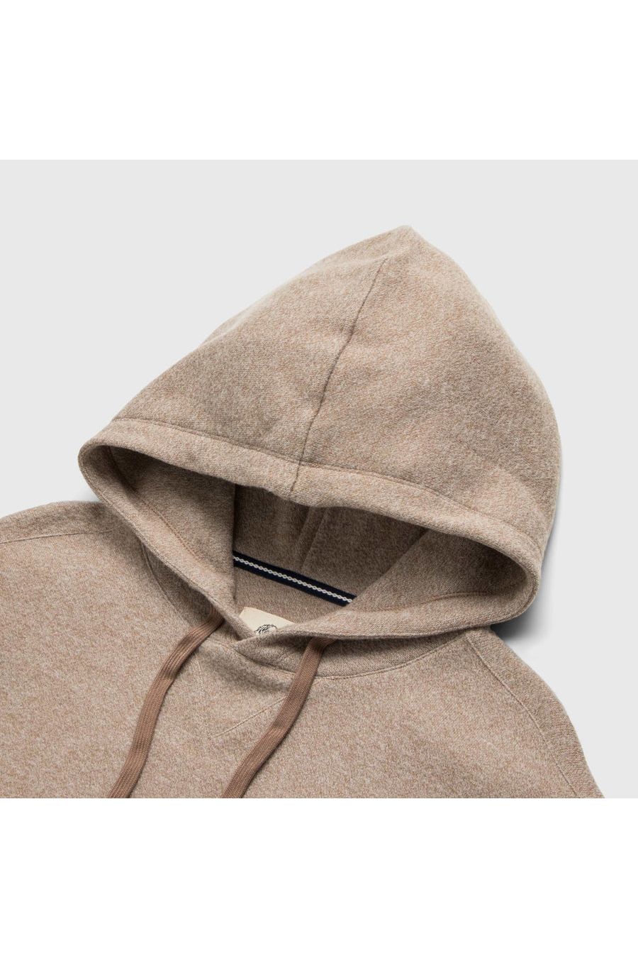 Justin Sweater Fleece Hoodie - Camel Heather - DUNE + SALT