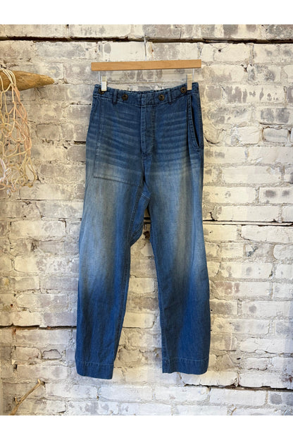 INDIGO FRENCH/SAILORS PANT - Indigo 2