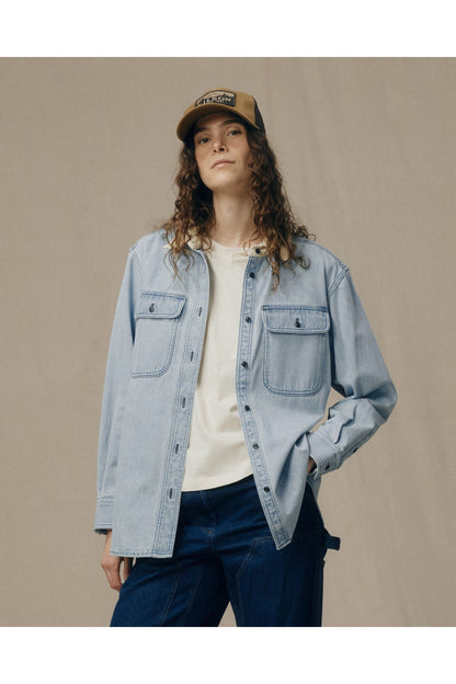 Denim Work Shirt - Light Indigo - DUNE + SALT