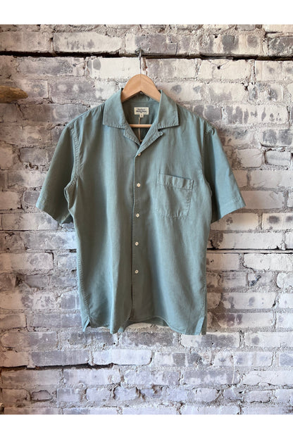 Palm Mc Pat Shirt - Faded Green - DUNE + SALT