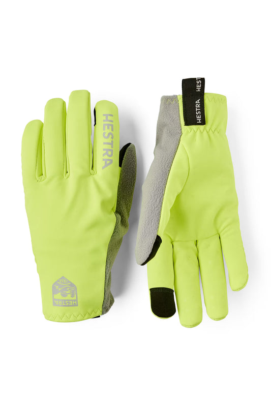 Runner's All Weather 5 Finger Glove - Hi-Vis Yellow