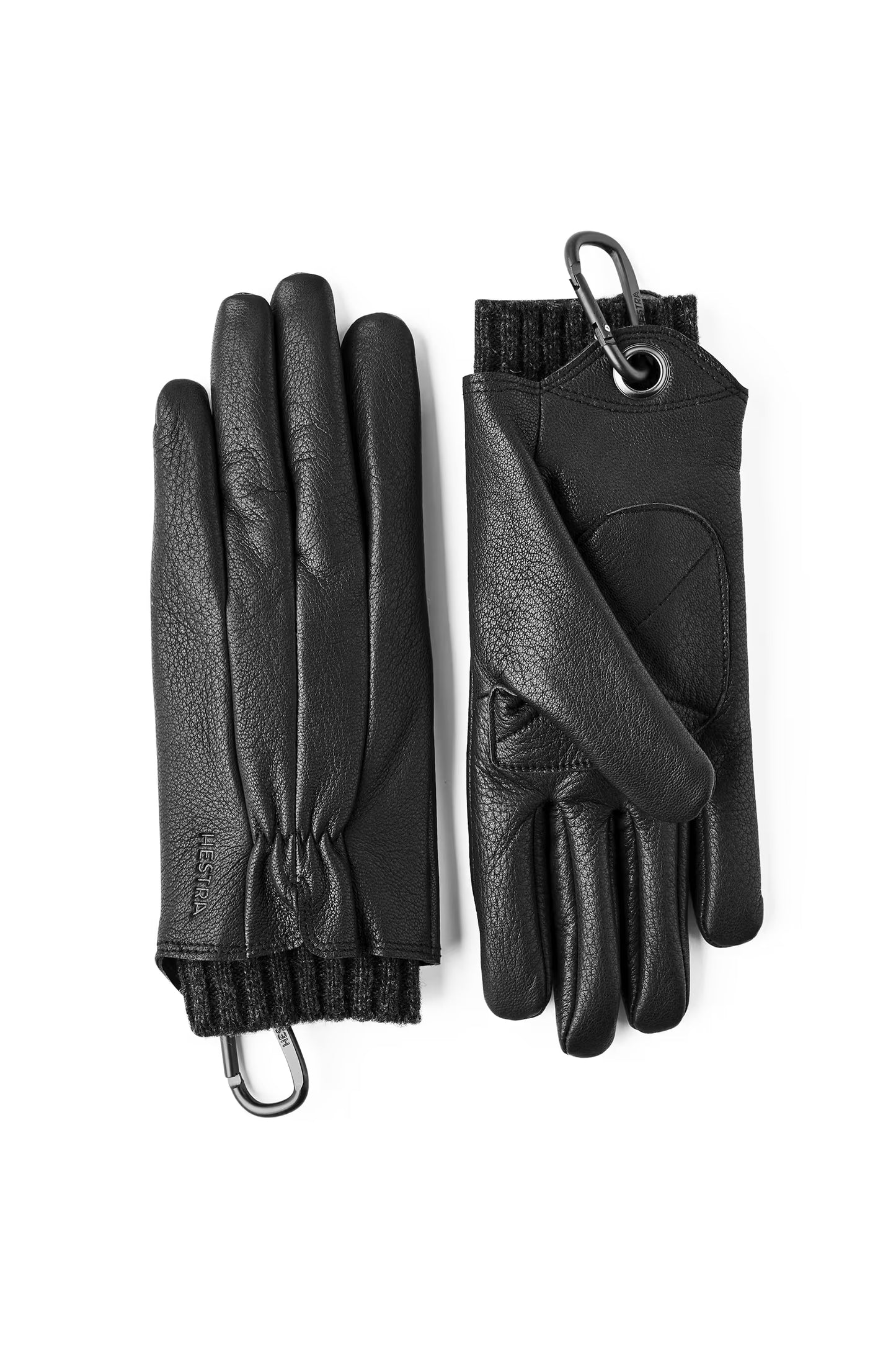 Amber Leather Glove - Black
