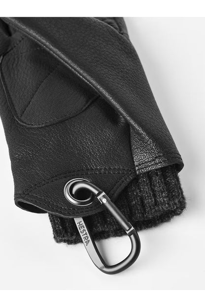 Amber Leather Glove - Black