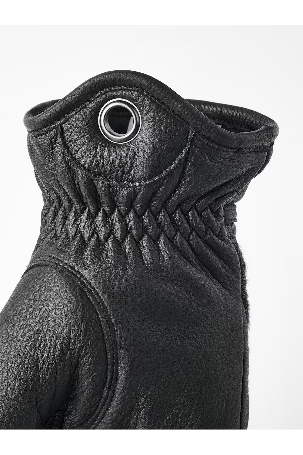 Daniel Leather Gloves - Charcoal/Black