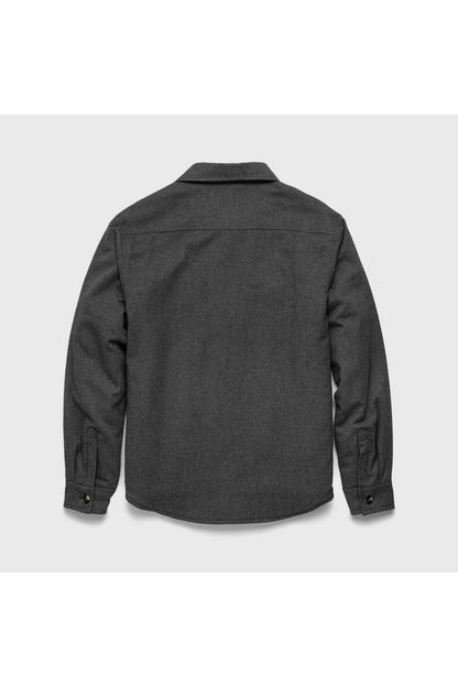 Skip Sherpa Shirt Jacket - Charcoal Heather - DUNE + SALT