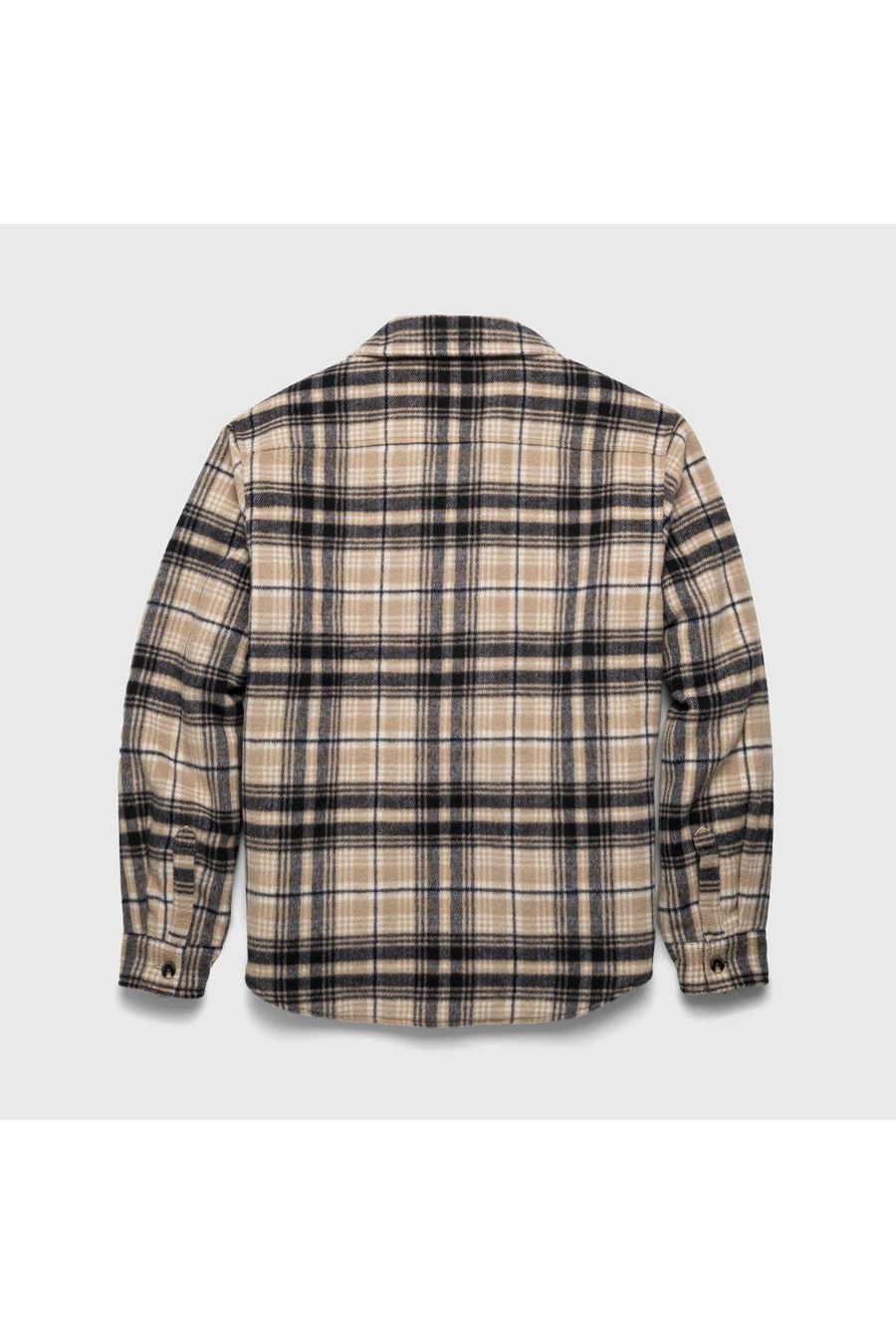 Skip Sherpa Shirt Jacket - Chinchilla Combo - DUNE + SALT